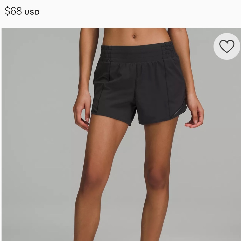 Lululemon Hotty Hot Short High rise